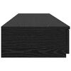 vidaXL Cajones de cama con caj&oacute;n Roble Negro 140 x 36,5 x 16,5 cm