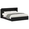 vidaXL Estructura de cama con almacenamiento Negro 180 x 200 cm