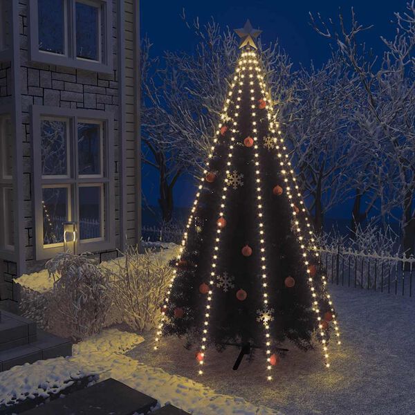 vidaXL Luces de red para el &aacute;rbol de Navidad con 400 LEDs 400 cm