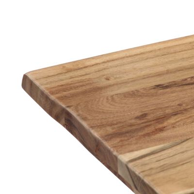 vidaXL Mesa de comedor madera maciza de acacia 120x58x76 cm