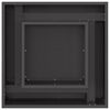 vidaXL Hoguera Negro 60 x 60 x 30 cm Acero