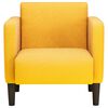 vidaXL Sill&oacute;n con reposabrazos amarillo claro 54 cm tejido de pana