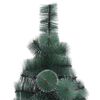 vidaXL &Aacute;rbol de Navidad artificial preiluminado con juego de bolas PET