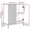 vidaXL Aparador 69,5 x 33 x 82 cm Madera de ingenier&iacute;a