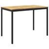 vidaXL Mesa de Bar para Jard&iacute;n Blanco y Negro 147 x 88,5 x 105 cm
