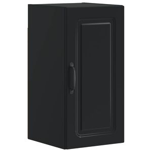 vidaXL Armario de pared para ba&ntilde;o UTRECHT Negro 30 x 31 x 59 cm
