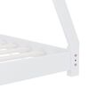 vidaXL Estructura de cama infantil madera maciza pino blanca 70x140 cm