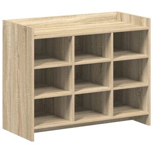 vidaXL Armario Zapatero Roble Sonoma 85 x 39,5 x 70 cm