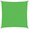vidaXL Toldo de vela HDPE verde claro 160 g/m&sup2; 2x2 m