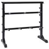 vidaXL Estante para Mancuernas Negro 99 x 45 x 95,5 cm