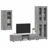 vidaXL Conjunto de mueble de TV con caj&oacute;n FLORIN Gris Sonoma