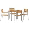 vidaXL Conjunto de Comedor de Jard&iacute;n 5 uds.