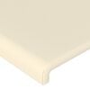 vidaXL Cabeceros 2 unidades cuero sintético color crema 100x5x78/88 cm