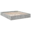 vidaXL Estructura de cama madera de ingenier&iacute;a gris hormig&oacute;n 180x200cm