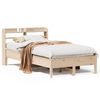 vidaXL Estructura de cama sin colchón madera maciza de pino 120x190 cm