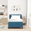 vidaXL Cama tipo Box Spring Azul oscuro 90 x 190 cm Terciopelo
