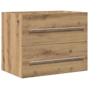 vidaXL Mueble de baño para lavabo Artisan Oak 60x38,5x48 cm