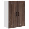 vidaXL Panel de lavaplatos Kalmar Roble Marr&oacute;n 60 x 31 x 80 cm