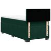 vidaXL Cama box spring con colch&oacute;n terciopelo verde oscuro 90x190 cm