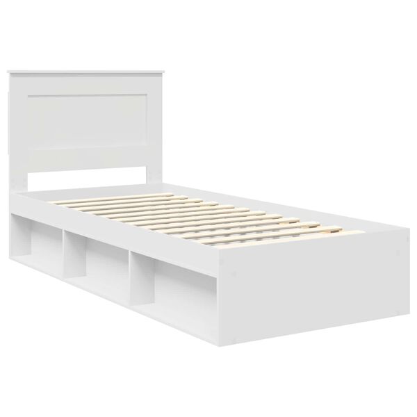 vidaXL Estructura de cama 100 x 200 cm Madera de pino macizo