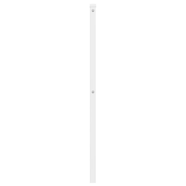 vidaXL Cabecero de metal blanco 120 cm