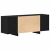 vidaXL Gabinete de TV Roble Negro 120 x 30 x 40,5 cm