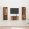 vidaXL Conjunto de mueble de TV 5 pcs Madera envejecida