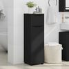 vidaXL Gabinete de Ba&ntilde;o Negro 30,5 x 30 x 101 cm Madera contrachapada