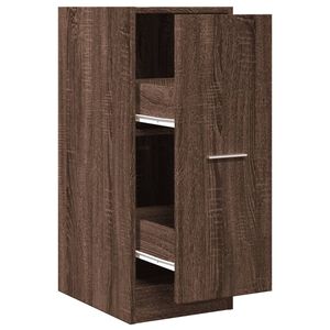 vidaXL Armario botiqu&iacute;n madera ingenier&iacute;a marr&oacute;n roble 30x41x77,5 cm