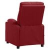 vidaXL Sill&oacute;n elevable tela rojo tinto