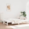 vidaXL Sof&aacute; cama extra&iacute;ble sin colch&oacute;n blanco 2x(90x190) cm