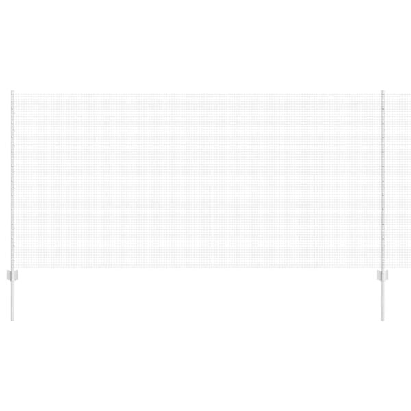 vidaXL Valla con Poste Plateado 1,2 x 50 m Acero