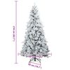 vidaXL &Aacute;rbol de Navidad artificial con ramas articuladas 210 cm