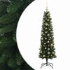vidaXL &Aacute;rbol de Navidad artificial estrecho con bolas 120 cm 150 LED