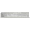 vidaXL Estantes de pared 2 uds madera gris hormig&oacute;n 100x16,5x16,5 cm