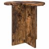 vidaXL Mesa lateral Roble Ahumado &Oslash; 39 x 38 cm Madera de Ingenier&iacute;a