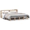 vidaXL Estructura de cama sin colch&oacute;n madera maciza de pino 200x200 cm