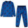 vidaXL Pijama infantil de manga larga petr&oacute;leo 140