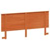 vidaXL Cabecero de cama madera maciza de pino marr&oacute;n cera 180 cm