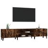 vidaXL Mueble para TV madera contrachapada roble ahumado 180x31,5x40cm