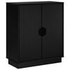 vidaXL Aparador VENRAY Negro 66 x 33 x 77,5 cm Madera de ingenier&iacute;a