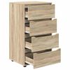 vidaXL Armarios de Almacenamiento 2 pcs Roble Sonoma 60 x 48 x 105 cm