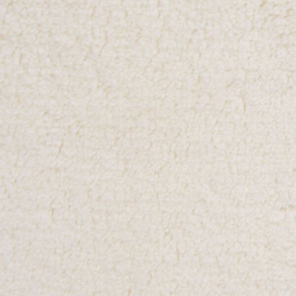 vidaXL Alfombra de peluche crema 170x120 cm