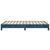 vidaXL Estructura de cama sin colch&oacute;n terciopelo azul oscuro 120x190cm