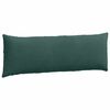 vidaXL Cojines de sof&aacute; 2 pcs Verde oscuro 120 x 40 cm Tela de pana