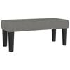 vidaXL Cama box spring con colch&oacute;n tela gris oscuro 80x200 cm