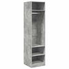 vidaXL Armario de madera contrachapada gris hormig&oacute;n 50x50x200 cm