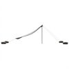 vidaXL Toldo de playa con anclas de arena gris 304x300 cm