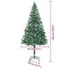 vidaXL &Aacute;rbol de Navidad artificial Verde 180 cm PVC y acero
