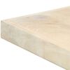 vidaXL Mesa de comedor madera maciza de mango blanqueada 140x70x75 cm